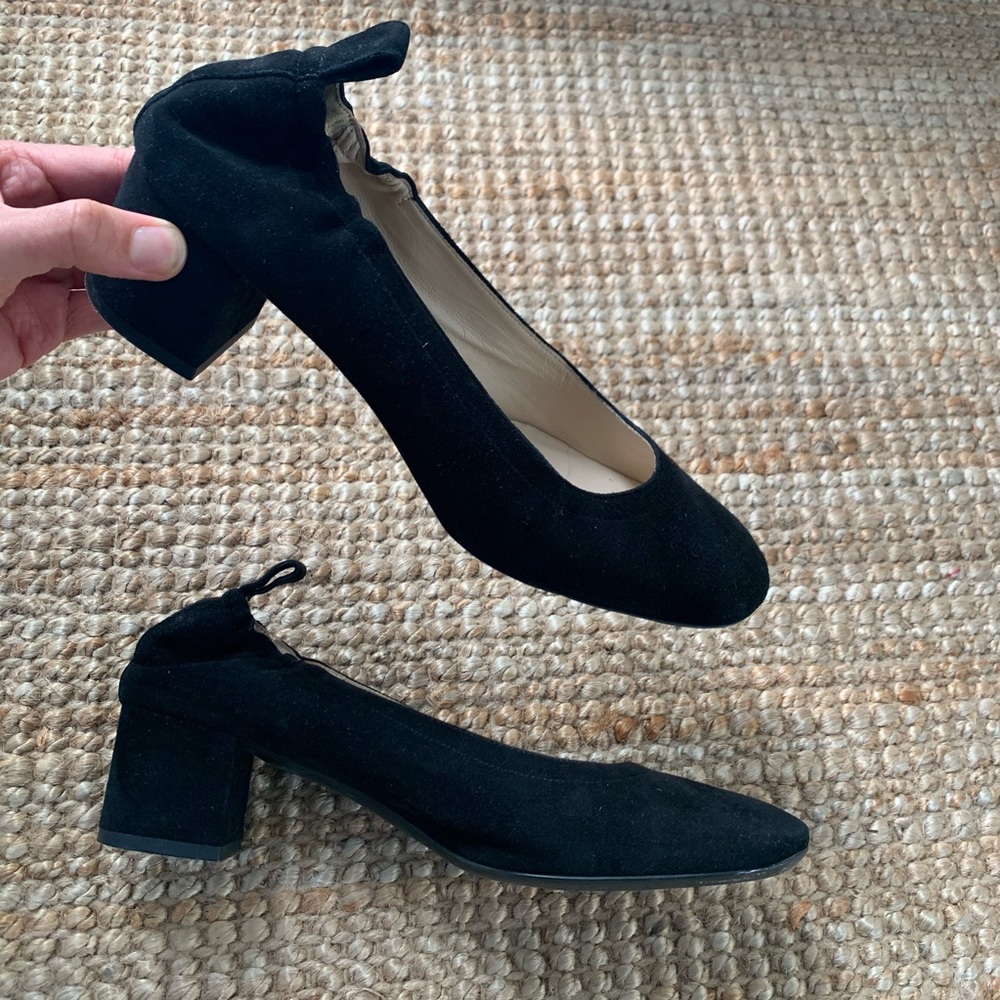 Everlane Black Block Heel Shoes